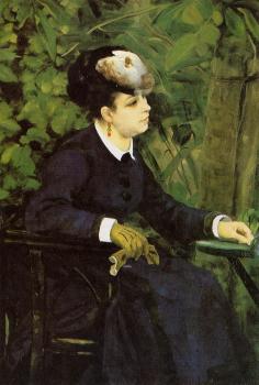 Pierre Auguste Renoir : Woman in a Garden
